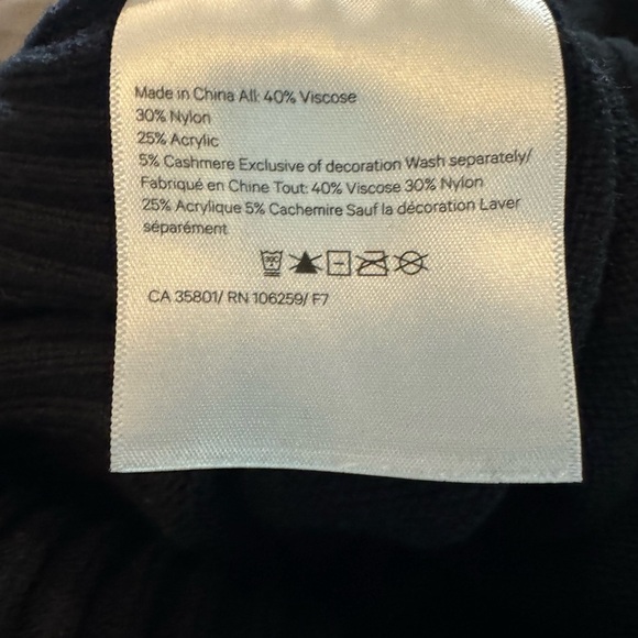 Lululemon Athletica Softer Still Turtleneck Pullover Dress Black S Cashlu™ Knit - Picture 12 of 12